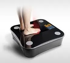 Laser foot scanner in our office