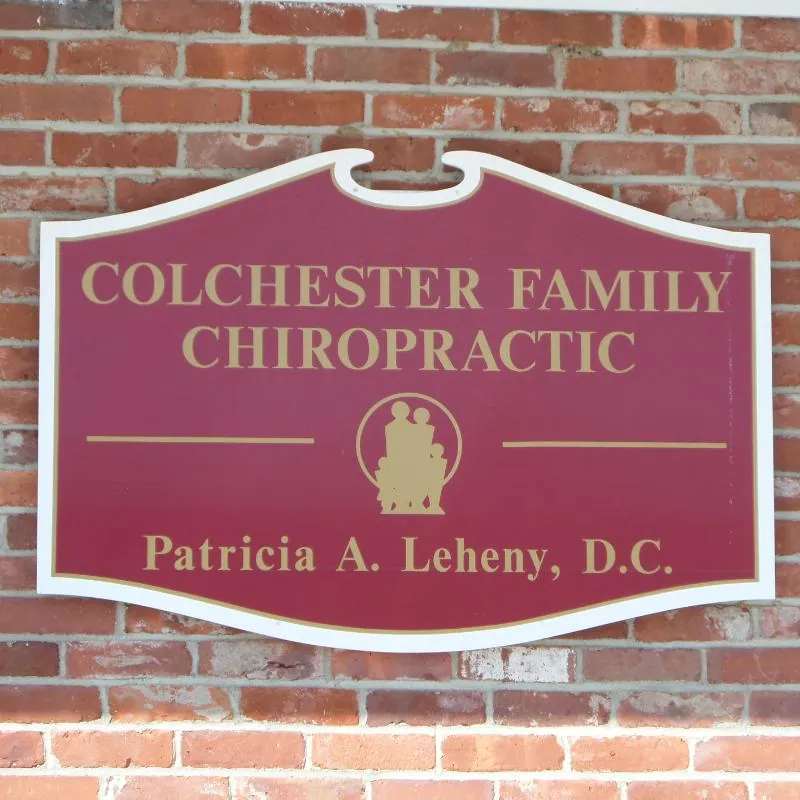 Office sign reading Patricia A. Leheny, D.C.