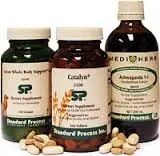 Standard Process supplement bottles